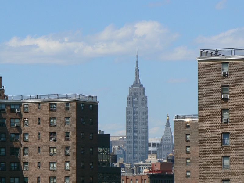 Empire State Building: Empire State Building vu du Brooklyn Bridge 5